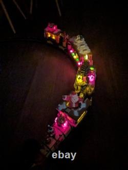 Nouveau Train Animé Express de Vacances Bright #380 Lumières Sons Avec Boîte Complet