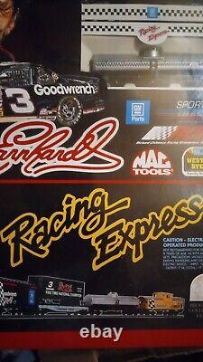 Nouveau ensemble de train électrique vintage Dale Earnhardt Goodwrench Racing Express