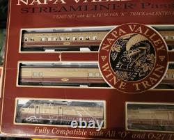 Nouveau stock ancien. Ensemble de train Napa Valley Wine K-Line O-Gauge / voie et accessoires
