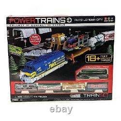 Nouveau train de ville Auto Loader Jakks Pacific Power Trains 2012, 56 pièces