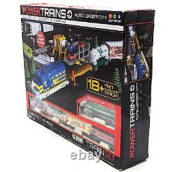 Nouveau train de ville Auto Loader Jakks Pacific Power Trains 2012, 56 pièces