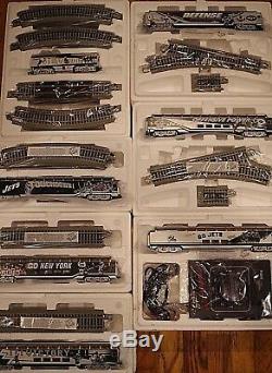 Nouveaux York Jets 7 Pc Set Bachmann Hawthorne Village Train Tracks Contrôle Sib