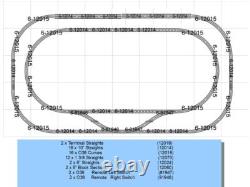 PACK DE CIRCUIT O GAUGE LIONEL FASTRACK AVEC TÉLÉCOMMANDÉ CUDA 5' x 9'