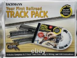 Pack de rails E-Z à l'échelle HO de Bachmann pour les passionnés de trains pour contreplaqué 4x8 pieds 44596