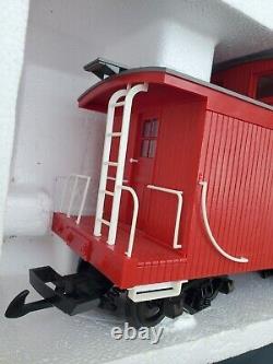 Piko Allemagne New York Central Moteur Freight Train Caboose Starter Set G Scale