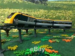 Piliers Trixbrix Bundle Avec R56 Tracks Galbés, Imprimé 3d Train De Lego Compatible
