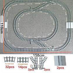 Pistes Flexibles de Chemin de Fer Urbain pour Kits de Blocs de Construction de Train LEGO DIY Vente Chaude