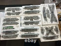 RARE Ensemble de train HO 8 des Seattle Seahawks Hawthorne Village Super Bowl 48 + Ensemble de rails