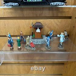 RARE Ensemble de train HO 8 des Seattle Seahawks Hawthorne Village Super Bowl 48 + Ensemble de rails