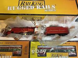 Rail King Rugged Rails Christmas Express Ensemble De Train Complet Grand État Lire