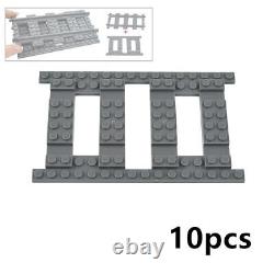 Rails Flexibles de Ville pour Ensembles de Blocs de Construction de Trains LEGO en vente chaude DIY