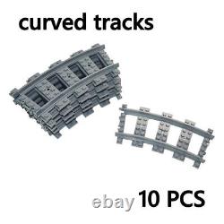 Rails Flexibles de Ville pour Ensembles de Blocs de Construction de Trains LEGO en vente chaude DIY