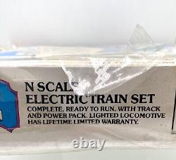 Rare 1980's Bachmann N Scale Work Horse Electric Train Set # 24420 Neuf dans la boîte