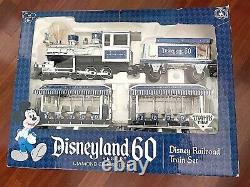 Résort De Disneyland 60e Anniversaire Silver Diamond Railroad Train Set Complet