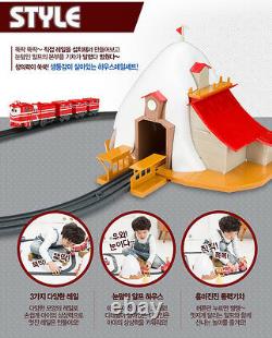 Robot Trains House Rail Set Alf Robot Train Track Playset Toy Korean Animation