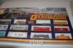 Sbachmann #00614 Overland Limited Ho Train Set Avec Voie E-z Dcc, Nib