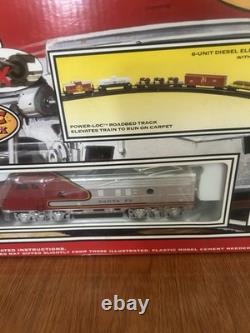 Set de train HO Homestead Express Life Like Trains avec locomotive diesel Santa Fe, neuf en boîte