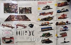 TYCO TRAIN ÉLECTRIQUE Ensemble de train Santa Fe accessoires de piste pièces 1985 D'occasion