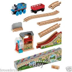 Thomas & Friends Railway Musical Melody Bois Avec Des Pistes Parcourant 1 Train 1 Cargo Nouveau