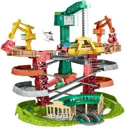 Thomas & Friends Trains & Grues Super Tower Train Track Set + 30 Extras Big Lot