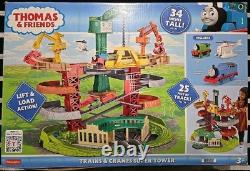 Thomas et ses amis - Ensemble de jeux de train et de grues Super Tower de Fisher-Price