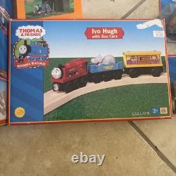 Thomas et ses amis NOUVEAU NOS Lot 6 Piste Ivo Hugh Zoo Voitures Train VHS Camion Plateau