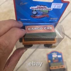 Thomas et ses amis NOUVEAU NOS Lot 6 Piste Ivo Hugh Zoo Voitures Train VHS Camion Plateau