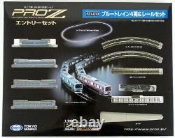 Tokyo Marui Pro Z Pz1-010 Blue Train 4 Cars & Tracks Entry Set (échelle Z)