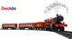 Train Jouet Hogwarts Express Fonctionnant Sur Batterie Avec Bluetooth, Locomotive, Wagon