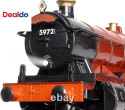 Train jouet Hogwarts Express fonctionnant sur batterie avec Bluetooth, locomotive, wagon