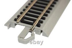 Trains SnapFit EZ TRACK LAYOUT EXPANDER SET RAIL EN ARGENT NICKEL AVEC ROUTE GRIS