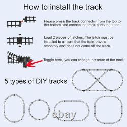 Trains électriques pour enfants avec télécommande et circuit autour de Noël