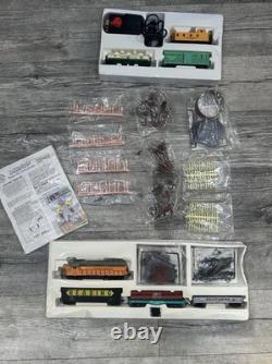 VTG Bachmann HO EZ TRACK TRAIN EMPIRE BUILDER JUMBO ENSEMBLE COMPLET 6 Voitures 97318