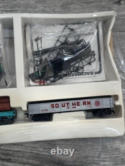 VTG Bachmann HO EZ TRACK TRAIN EMPIRE BUILDER JUMBO ENSEMBLE COMPLET 6 Voitures 97318
