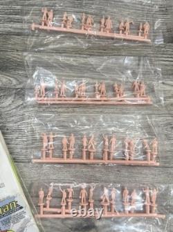 VTG Bachmann HO EZ TRACK TRAIN EMPIRE BUILDER JUMBO ENSEMBLE COMPLET 6 Voitures 97318