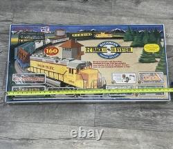 VTG Bachmann HO EZ TRACK TRAIN EMPIRE BUILDER JUMBO ENSEMBLE COMPLET 6 Voitures 97318