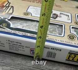 VTG Bachmann HO EZ TRACK TRAIN EMPIRE BUILDER JUMBO ENSEMBLE COMPLET 6 Voitures 97318