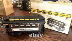 VTG Jim Bean Décanteur Train Ensemble Vide 7 Voitures avec rails et Réservoir d'Eau