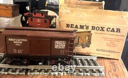 VTG Jim Bean Décanteur Train Ensemble Vide 7 Voitures avec rails et Réservoir d'Eau