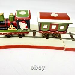 Villeroy & Boch Village de Jouets - Ensemble de Piste de Gare de Noël en Porcelaine Santa
