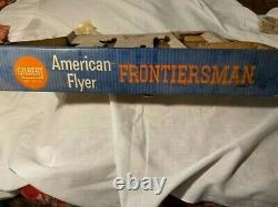 Vintage American Flyer Frontiersman Ensemble De Train Complet Avec Transformateur Et Pistes