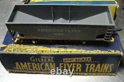 Vintage Gilbert American Flyer 3/16 Ensemble De Trains À L'échelle