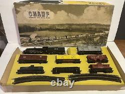 Vintage Ho Champ Operating Scale Model Train Set Rivarossi Locomotive Tender'50