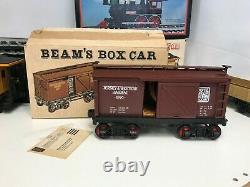 Vintage Jim Beam The General Locomotive Decanter Train Set 8pc Avec 8 Pistes