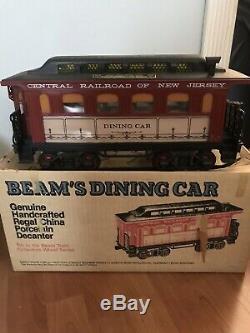 Vintage Jim Set Faisceau Decanter Locomotive + 5 Trains Non Circuits