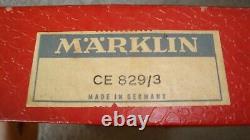 Vintage Marklin Train Set Ce 829/3. Complet Dans Original Box. Fabriqué En Allemagne