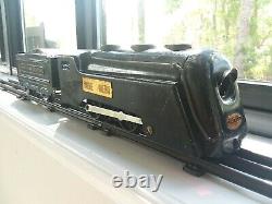 Vintage Marx Electric Toy Freight Train Set Loco, Voitures, Voie, Transformateur