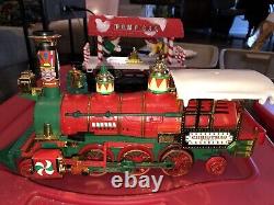 Vintage New Bright Le train de Noël The Holiday Express Set Spécial de Noël