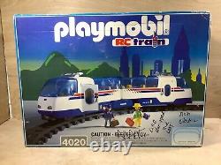 Vintage Playmobil Ensemble de rails pour train RC 4020 avec boîte d'origine incomplète testée