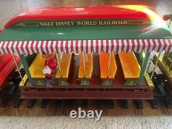 Walt Disney World Railroad Train Set With4 Disney Figure 12 Courbe 6 Voie Droite